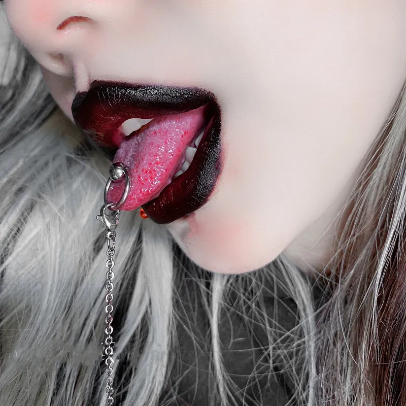 Spike tongue piercing best sale