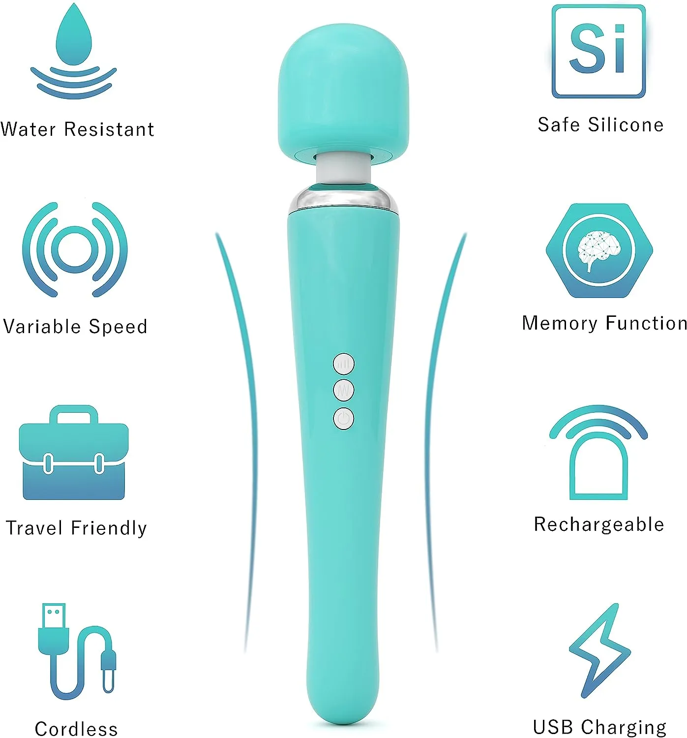 Rechargeable Love Magic Wand Massager Wand Full Boday... From Ddmymaster,  $74.65 | DHgate.Com