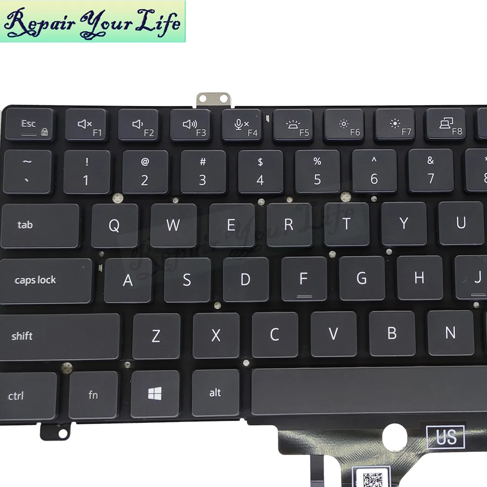 US Hungarian Backlit Keyboard For Dell Latitude 5420 5421 5430 7420 ...