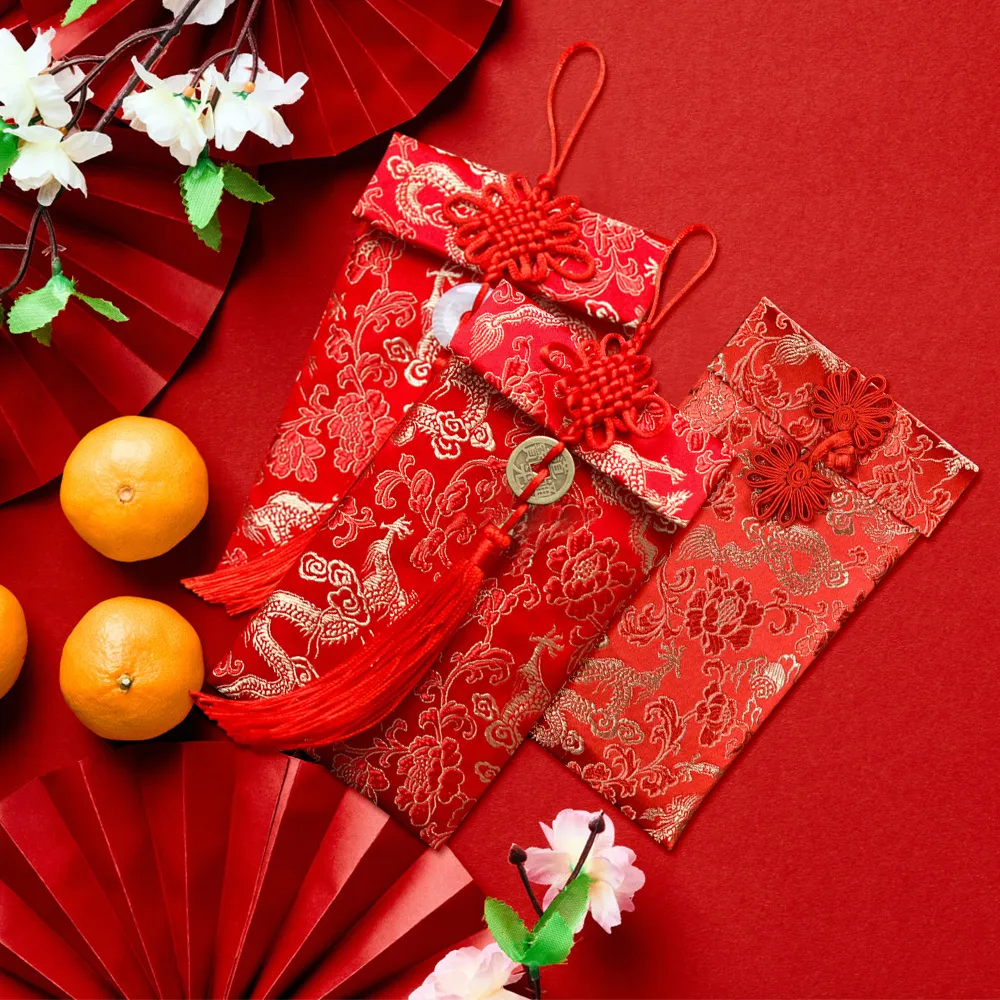 DHgate.com:Chinese Damask Red Envelopes 6 Pack, Traditional DHgate.com:Chinese Damask Red Envelopes 6 Pack, Traditional