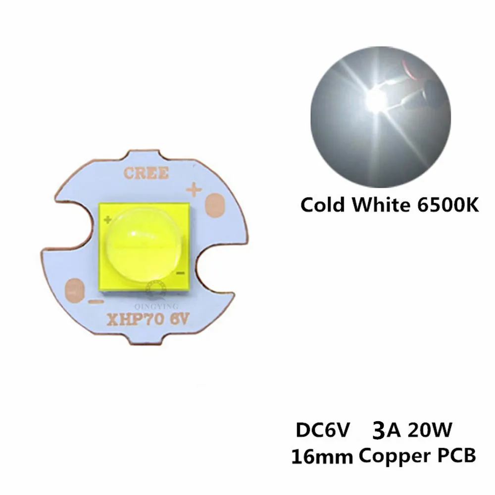 XHP70.2 LED Cree XM L 20W 3V 12V Flashlight Emitter For Office