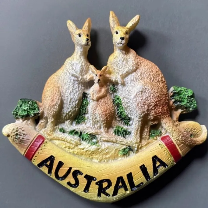 Australië Dier kangoeroe Koala krokodil Koelkast Magneet Reizen Souvenir geschenk, Huis & Keuken Decoratie Magnetische Sticker Australië Koelkast Magneet Collectie