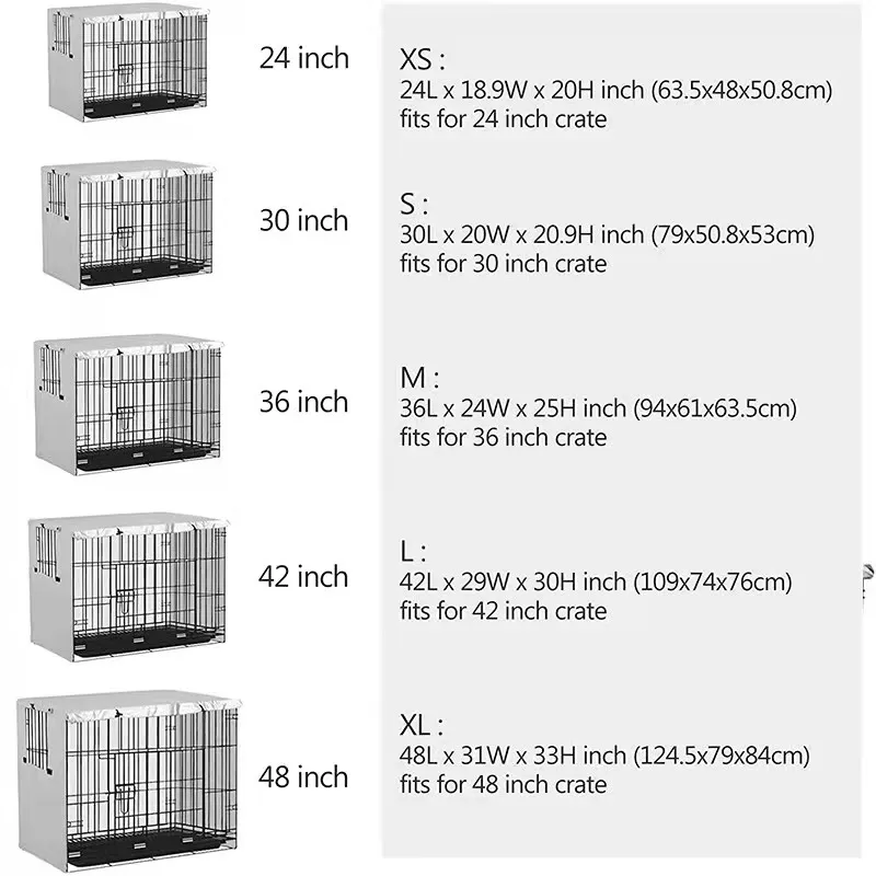 24 inch dog crate cover sales