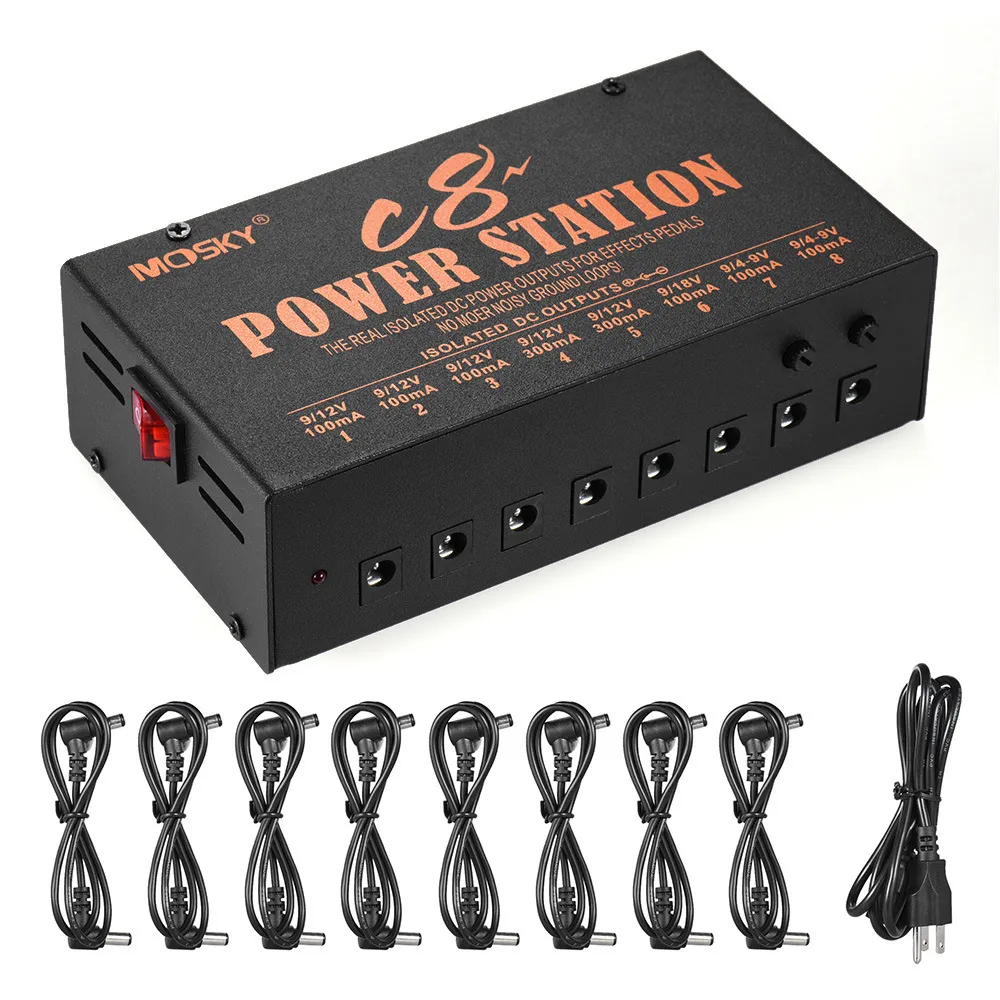 DC 12V 4A Power Supply Mosky C8: 8 Isolated Output From Ddmyapr