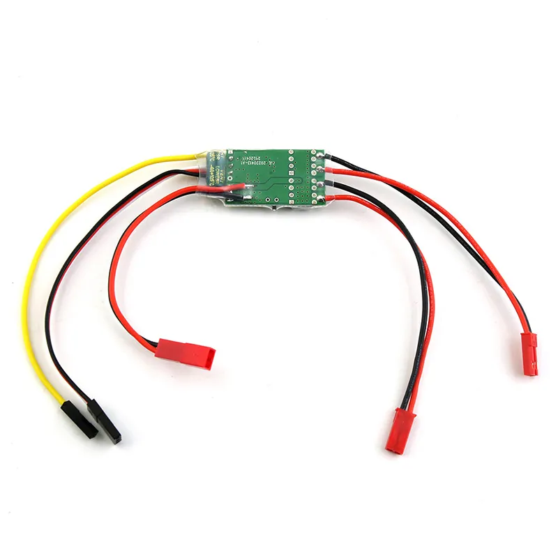 ESC Brossé Double Voie Pour Bateau RC, Tank - Anti-interférence, Protection Surchauffe 130°C - Pour Moteurs 130/180 Brushed, Tension 6-14V (2S-3S)