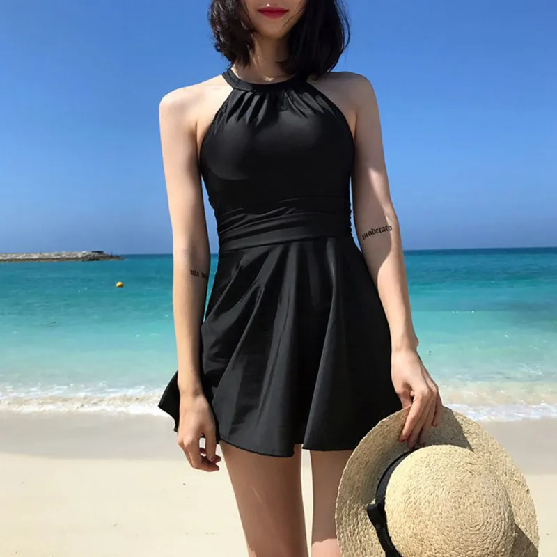 Plus Size One Piece Monokini Swimwear for Women with Skirted Bottom from  Dhgate Air inflation toy - price 41.12