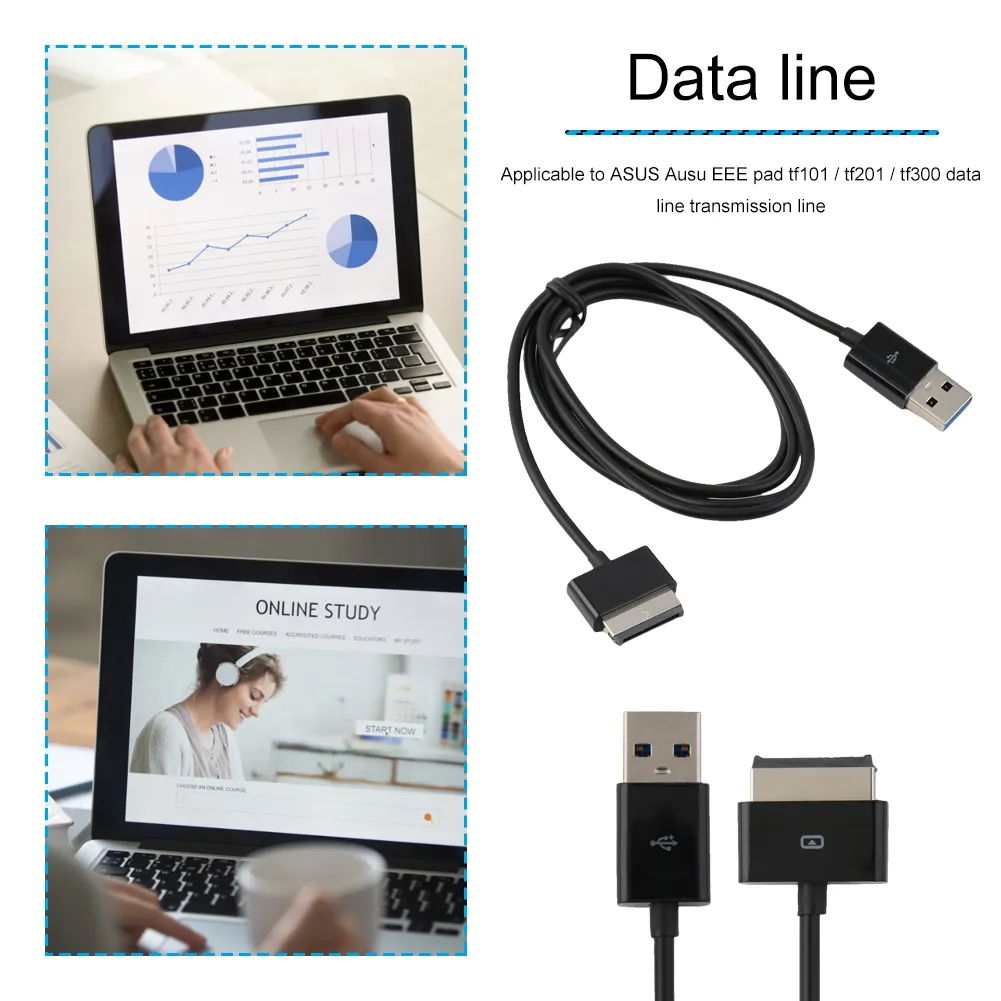 Computer Data Transfer Cable USB3.0 to 40pin USB Charger Cable for ASUS Eee Pad TF101/TF201/TF300 Computer Peripherals