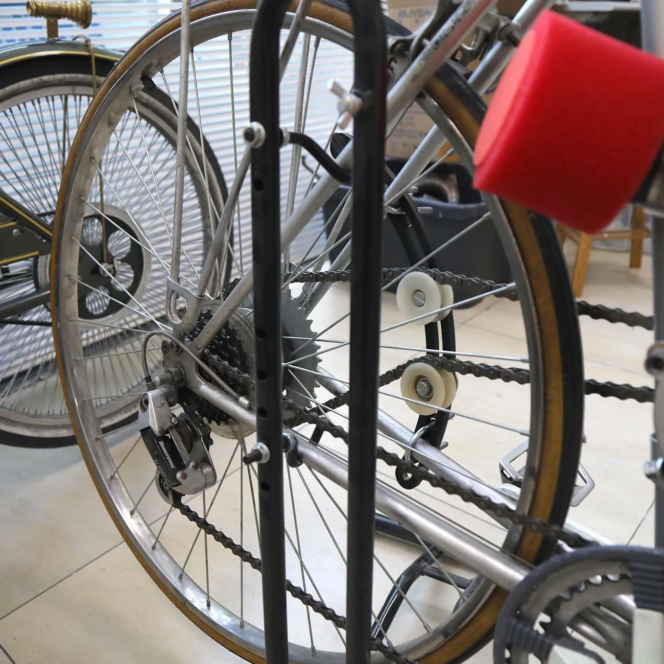 Kit Tensione Bicicletta Puleggia Tendicatena Bicicletta Motorizzata - In Lega Alluminio Per Motori 66/80cc - KIMISS Kit Tendicatena KIMISS - Foto 3