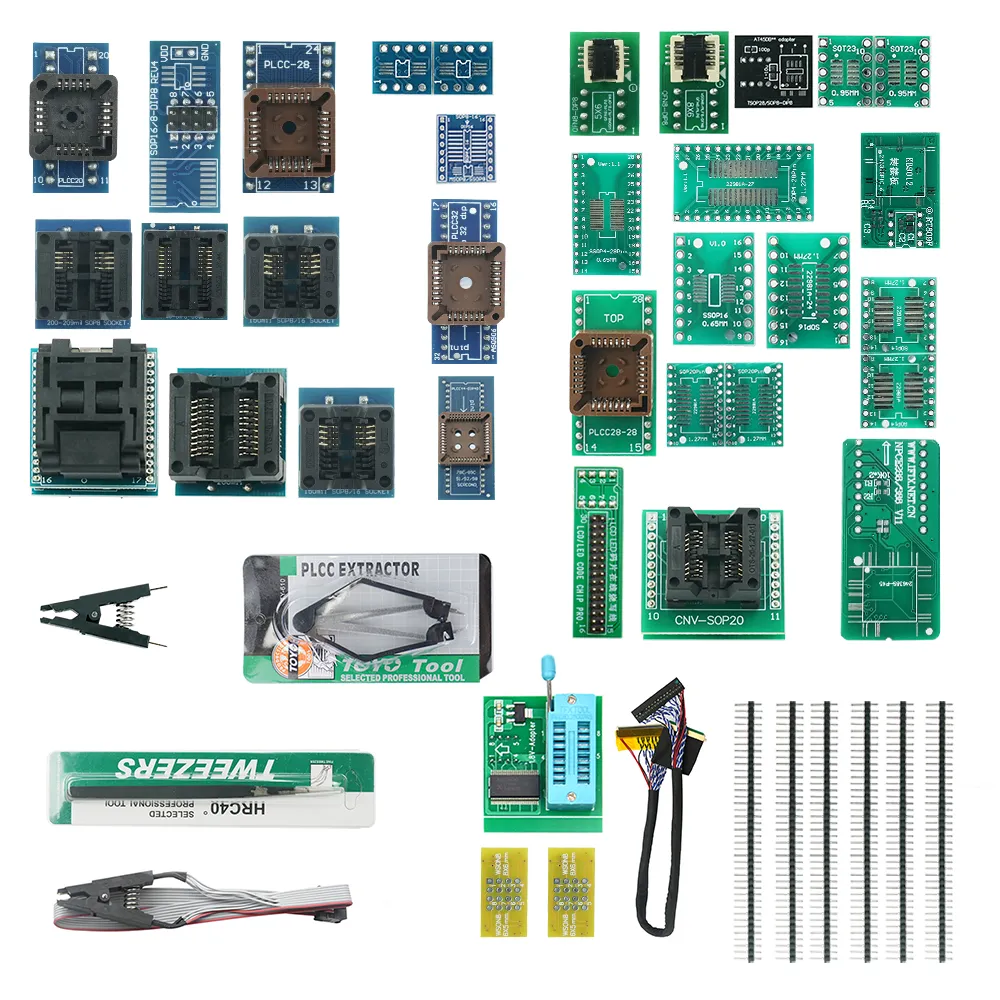 XGECU T48 TL866 3G Programmer+39 Adapter Support 32000 ICs For SPI/Nor ...