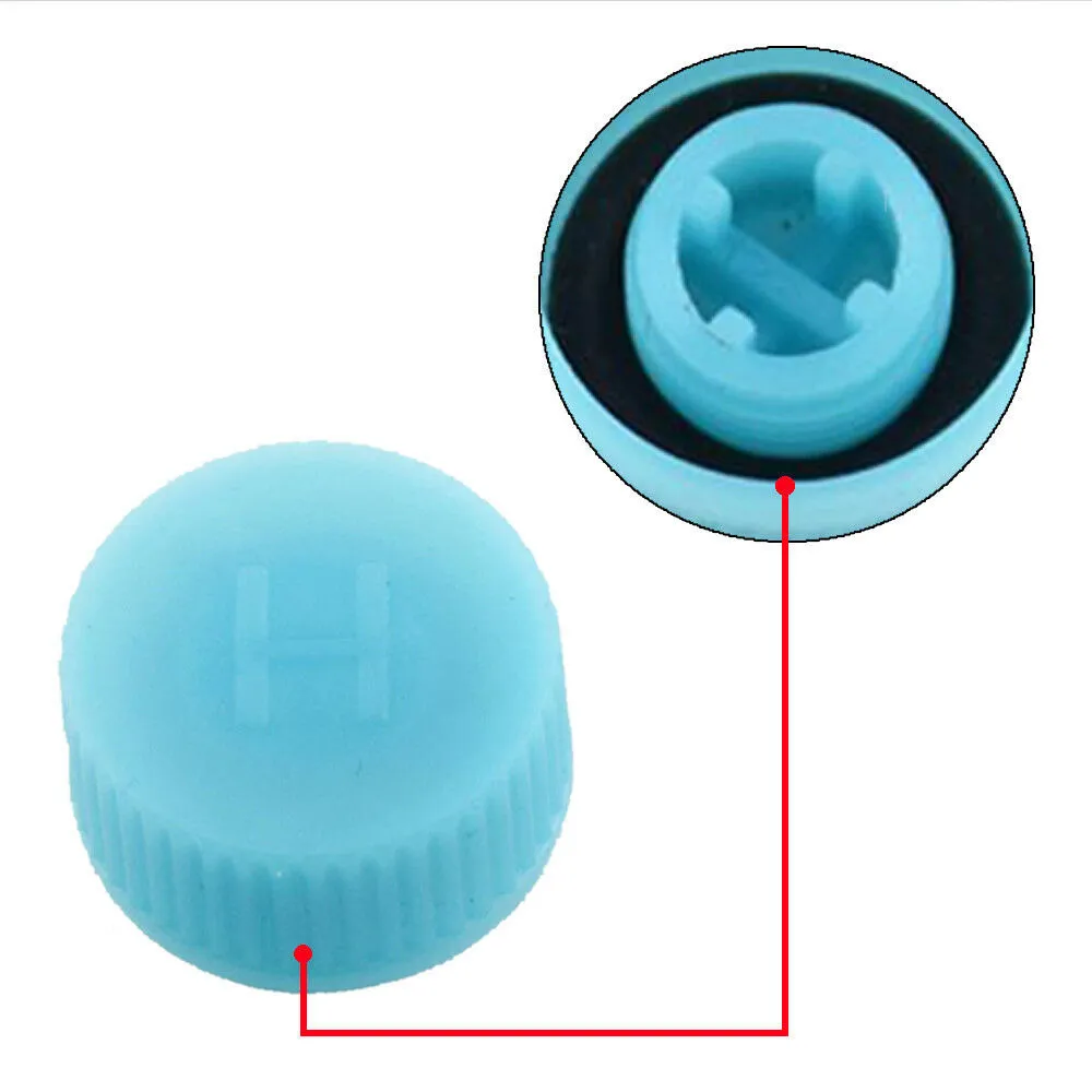 Cap Car Lid Air Conditioning Valve Caps A/C Valve Core Cap, 10-Piece