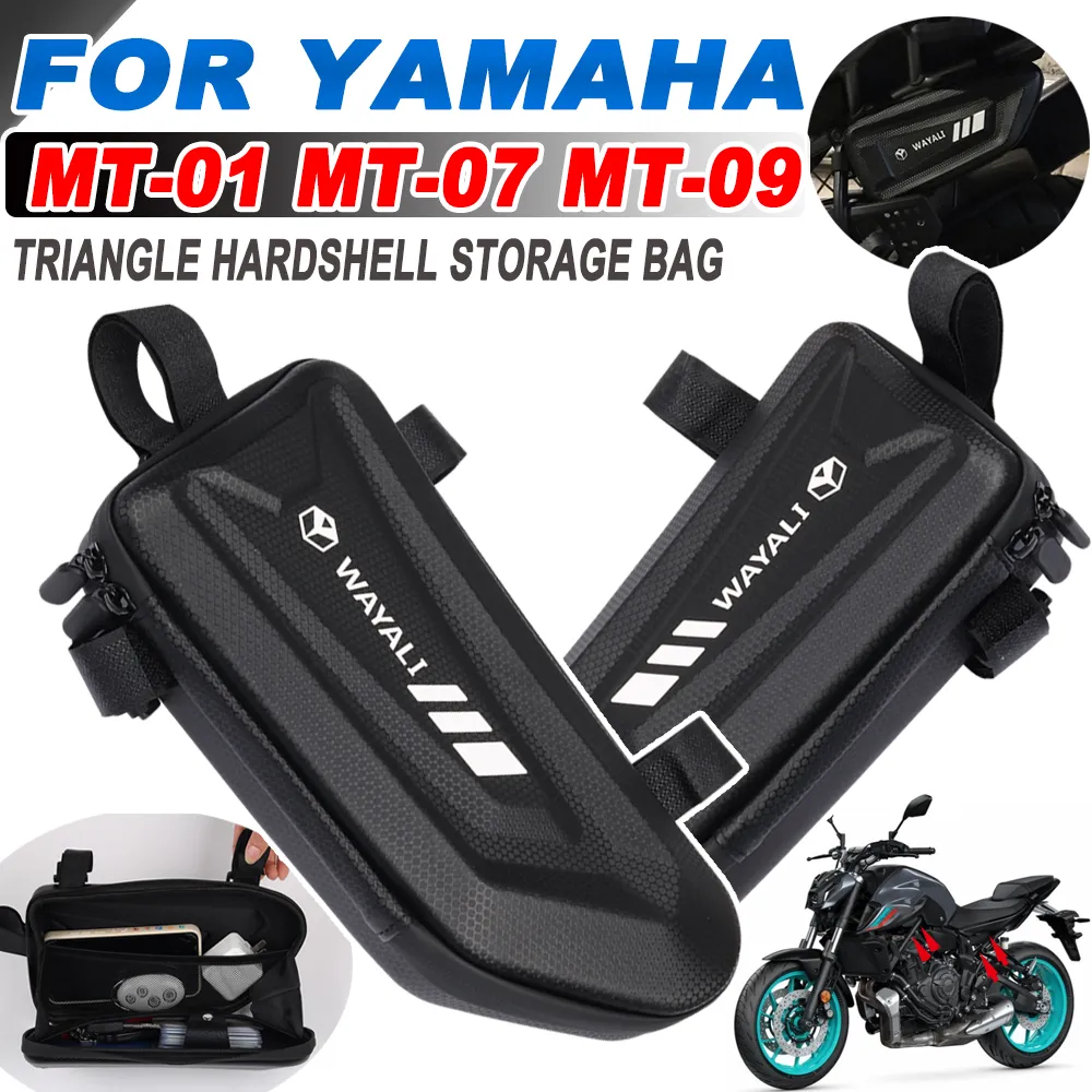 Waterproof Hard Shell Triangle side bag for bike for Yamaha Waterproof Hard Shell Triangle side bag for bike for Yamaha
