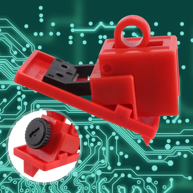 Door Lever Safety Lock, Circuit Breaker Lockout Single Pole Electrical ...
