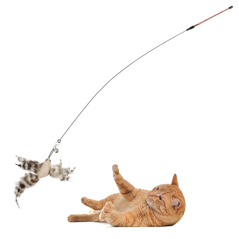 Cat toy bird on a wire sales
