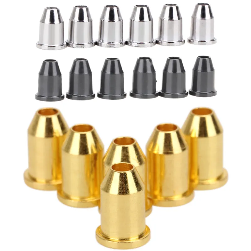 End Cap - Bullet, 6pk Gold 4mm End Cap - Bullet, 6pk Gold 4mm