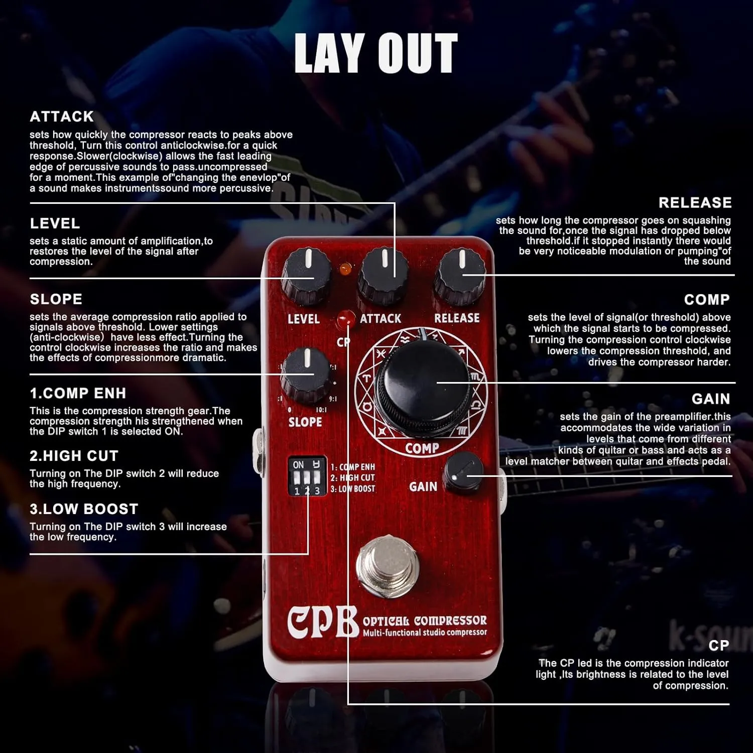 CPB Optical Compressor Booster コンプレッサー LILT CPB Optical Compressor / Booster｜ミュージックランドKEY