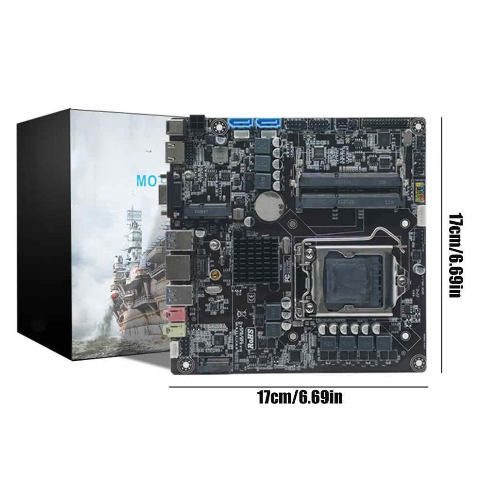 Mini ITX Motherboard LGA 1151: High Speed 1000Mbps LAN, M
