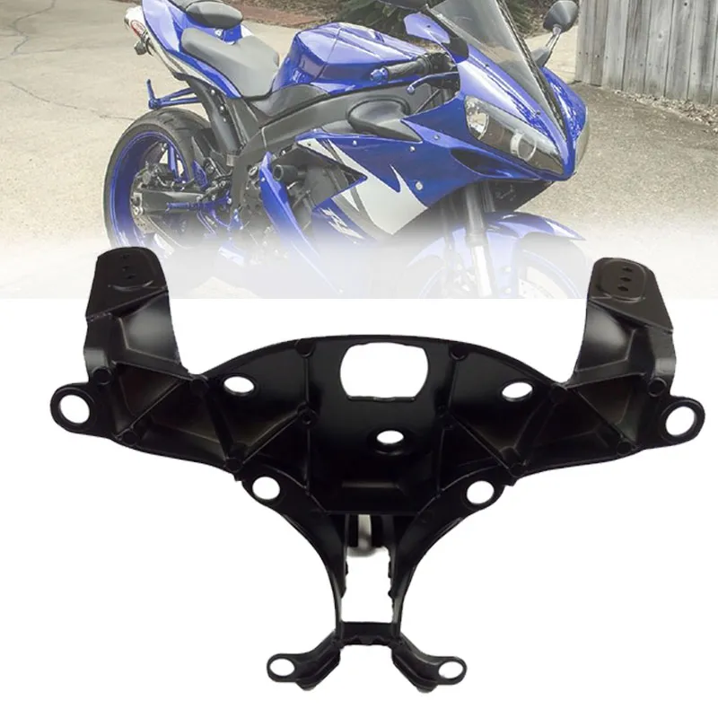 Upper Front Headlight Fairing Bracket Stay – Fits 2004–2006 Yamaha YZF-R1 (Black)