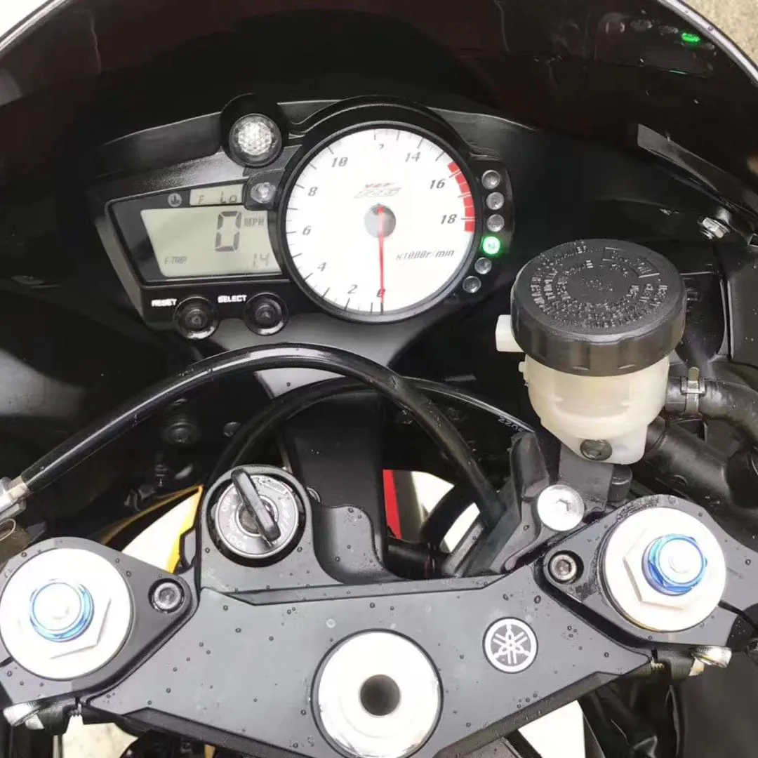 Cache Compteur Tachymètre ABS Noir Pour Yamaha YZF R1 2002-2003, R6 2003-2005, R6S 2008-2009 - Protection Jauge Vitesse Moto