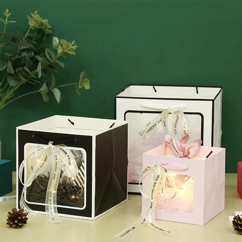 DHgate.com:Exquisite Window Gift Bags with Handles - Party Favor Treat ...