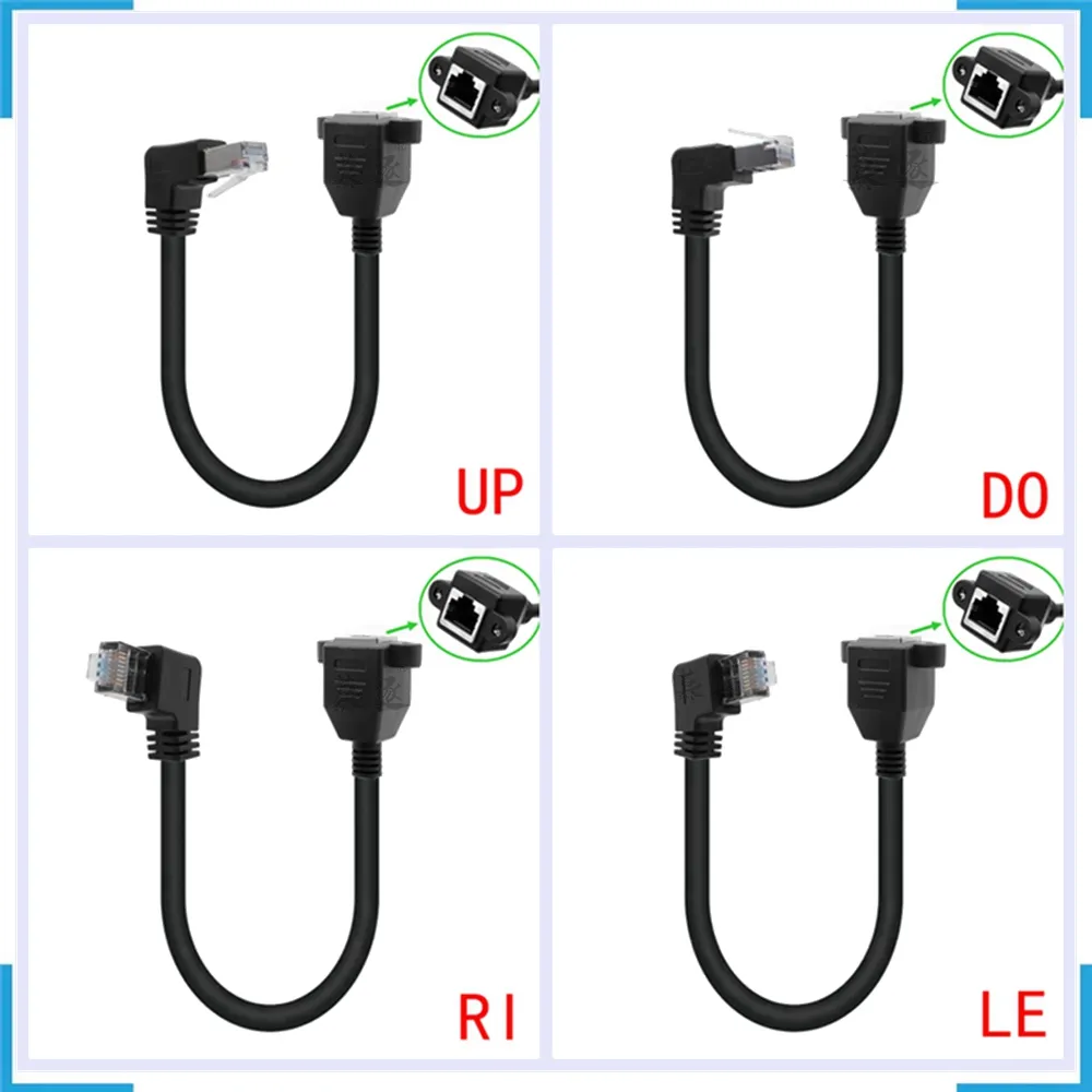 Cat6a Ethernet Cable RJ45 Right Angle 90 Degree UTP... From Ddmyday ...