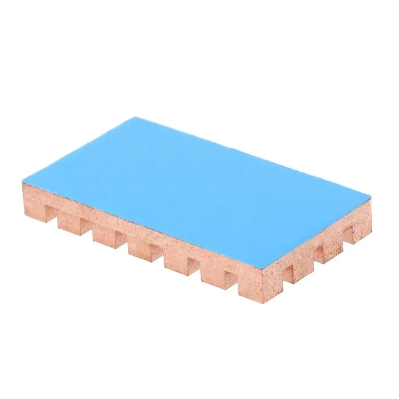 32x18x2mm/4mm M.2 SSD 2260 NGFF 2242 Computer Laptop Solid Hard Disk Ultra-thin Copper Fin Cooling Cooler Heat Sink Radiator