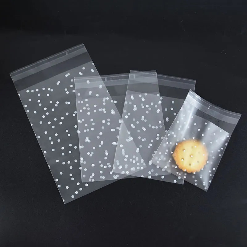 100 Pack Clear Plastic Cellophane Candy Treat Bags, Party Favor Bags ...