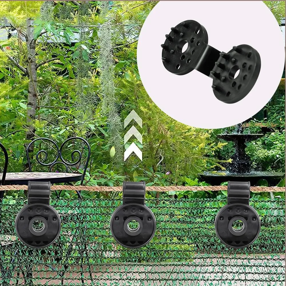 thumbnail image 2 of 100 PCS Shade Cloth Clips - Heavy Duty Plastic Lock Grips For Garden Netting 2 of 5