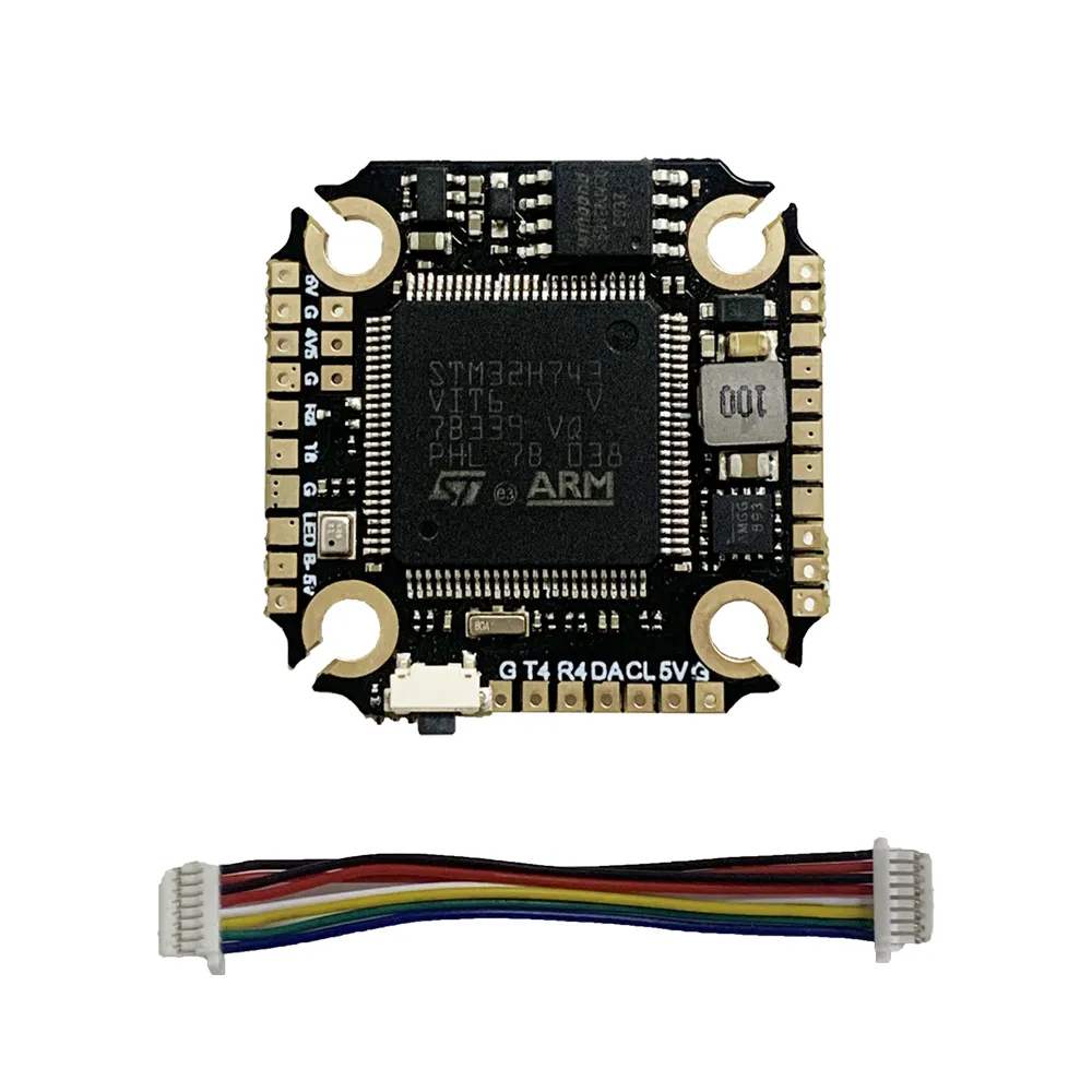 Lightweight Racing Drone Flight Controller: H743 Chip, 20x20mm, - Main Image