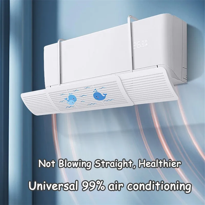 Scalable Air Conditioner Wind Deflector Baffle - Wall-Mounted Household ...