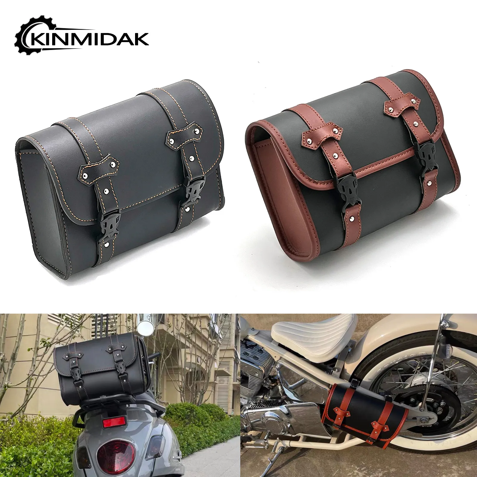 DHgate.com:Motorcycle Saddle Bags: PU Leather Front Fork