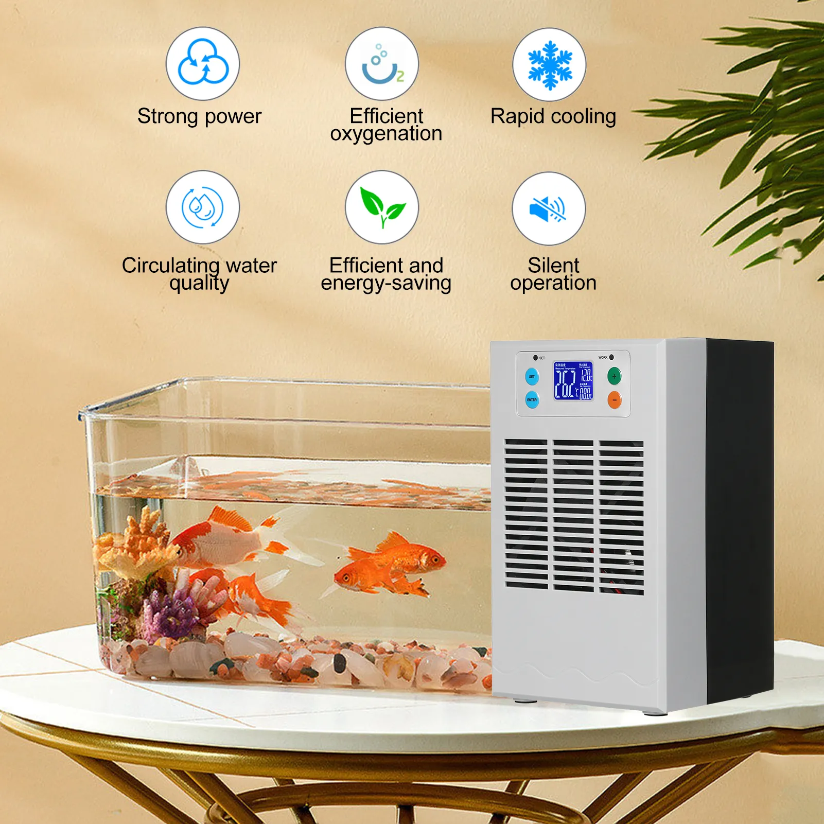 Small 70W 20L Aquarium Joven Storage Water Heater Chiller With Semiconductor Technology LCD Display And Quiet Digital Technology From Ddmylovely 138.39 DHgate.Com