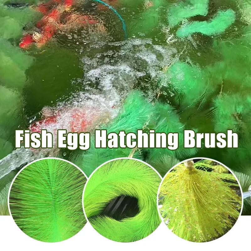 Fish Eggs Koi Fry Care Spawning Brush Fish Breeding Mat, Goldfish Egg