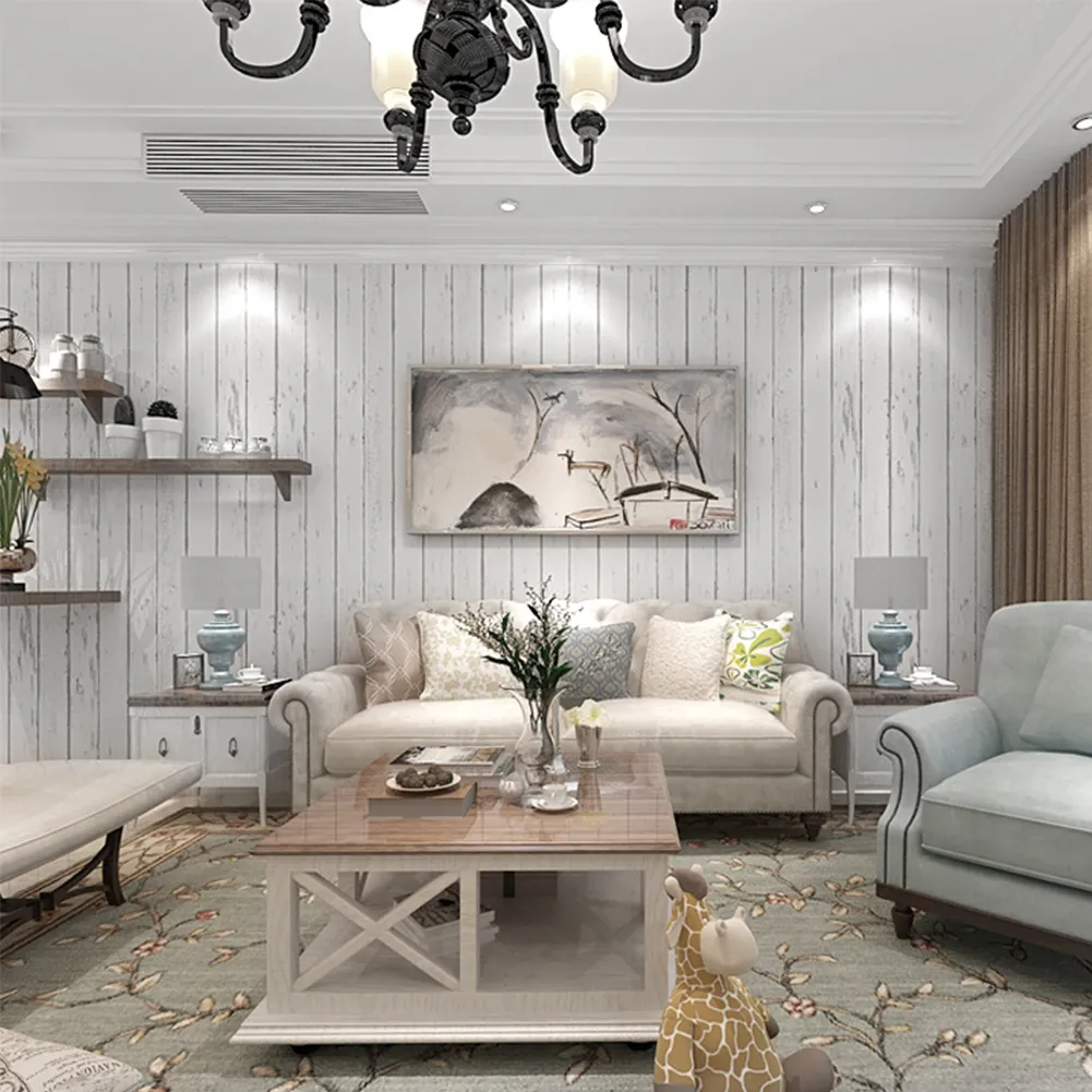 New 3D Retro Vintage Style Faux Wood Panel Vinyl Wallpaper Roll PVC Log  Pattern Bar Background Decor Wall Paper From Homepro17, $45.25 | DHgate.Com, image size:1001x1001