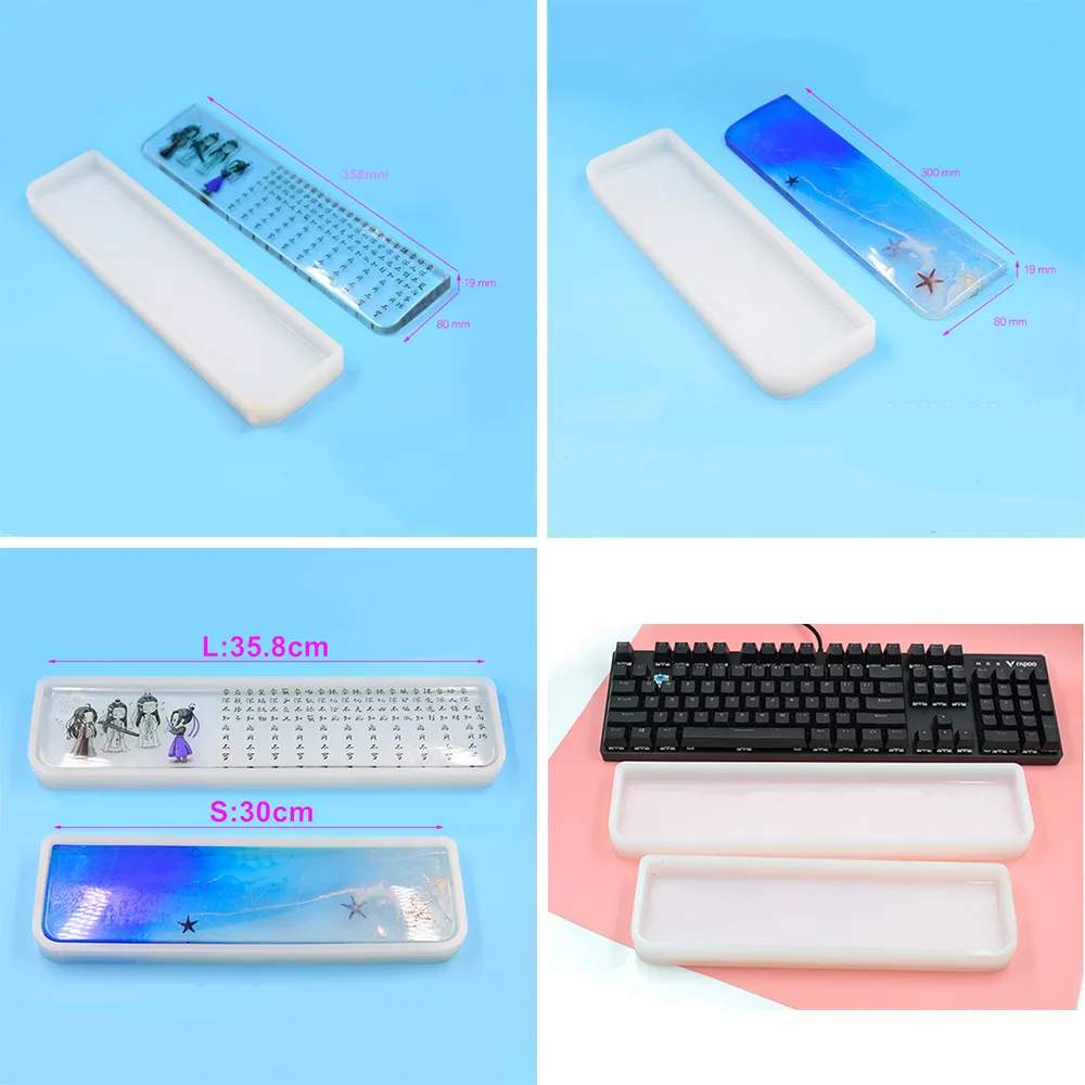 2 Sizes Keyboard Tray Silicone Molds UV Epoxy Mold... From Ddmyaug, $55 ...