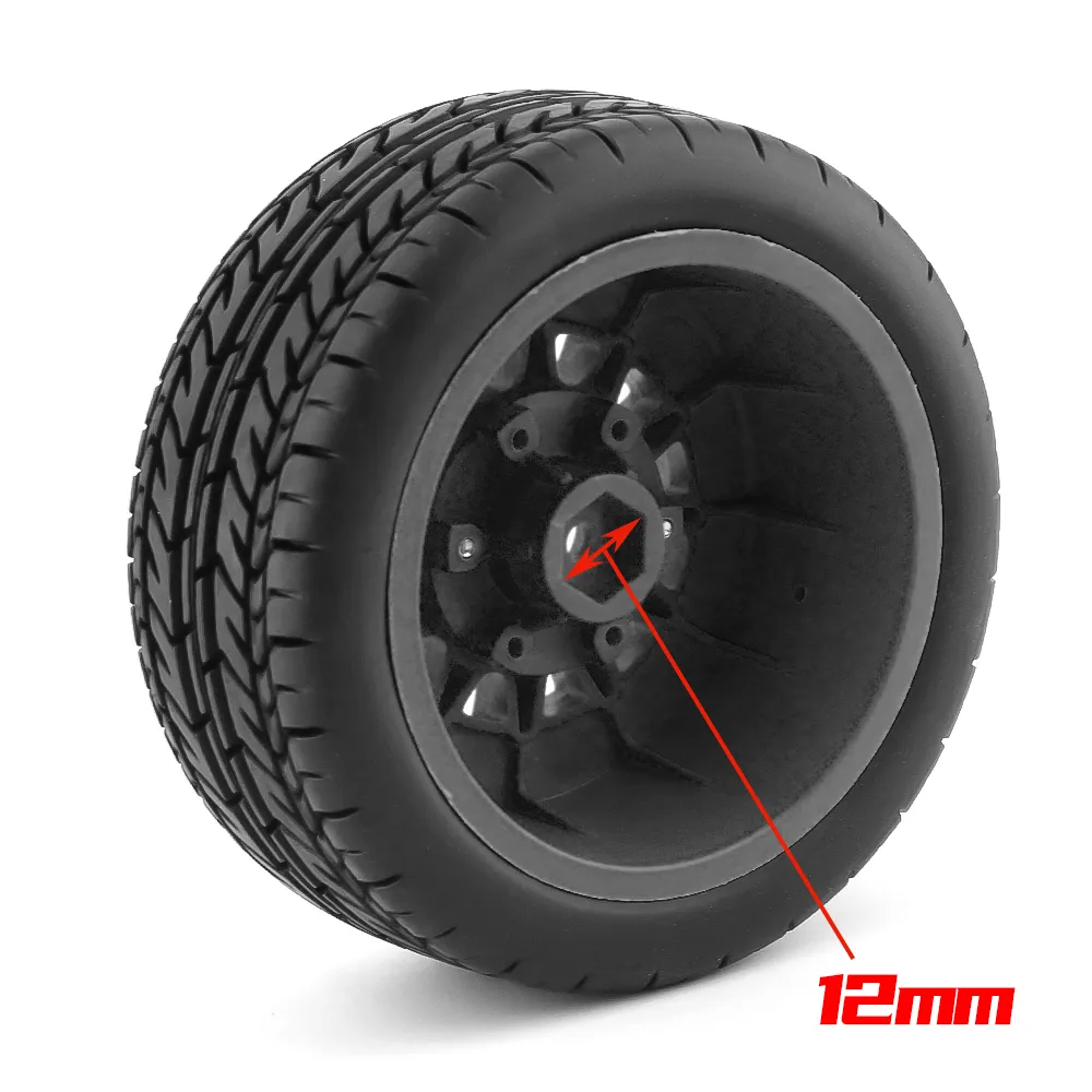 Arrma Senton Tires 1/10 Scale RC Truck Tires Wheels Set (12mm