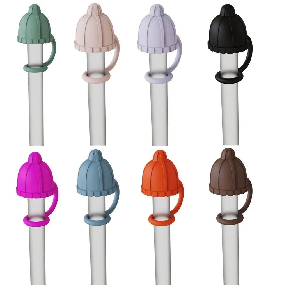 Tumbler Cup 40oz Reusable Silicone Cat Straw Topper - Compatible With Tumbler Cup 30oz, Accessories Cat Straw Covers: Straws