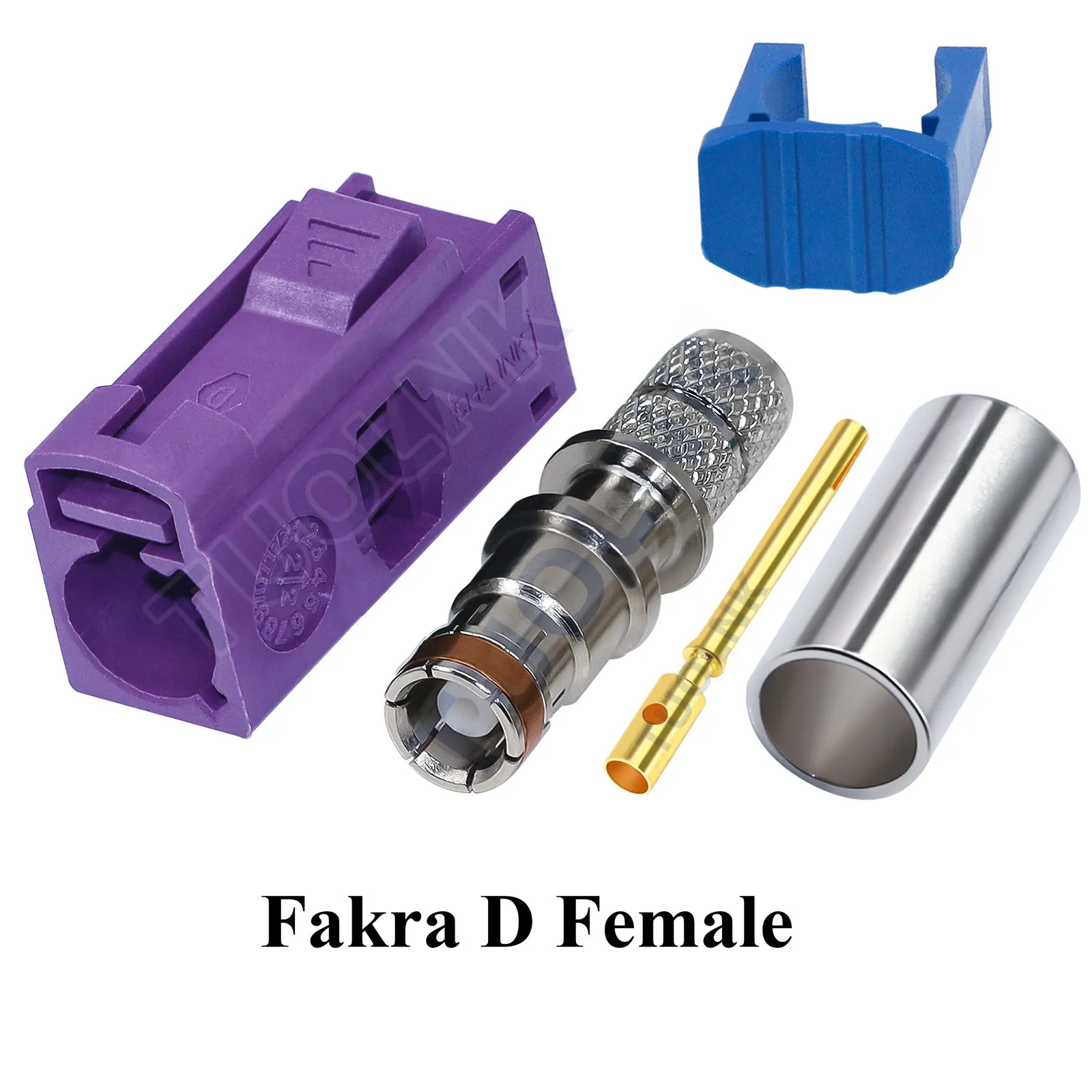 DHgate.com:Fakra Crimp Connector for LMR195 RG58 RG142 RG400