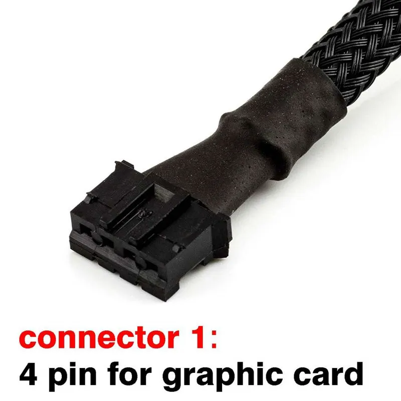 Angitu Graphic Card 4Pin PWM Fan Adapter GPU Motherboard Cable ...