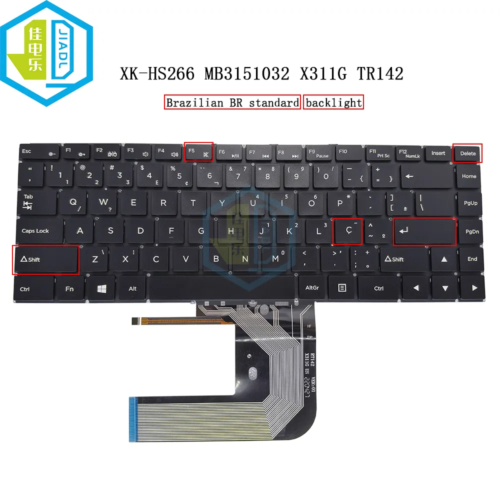US Korean Laptop Backlit Keyboards Replacement From Ddmyapr