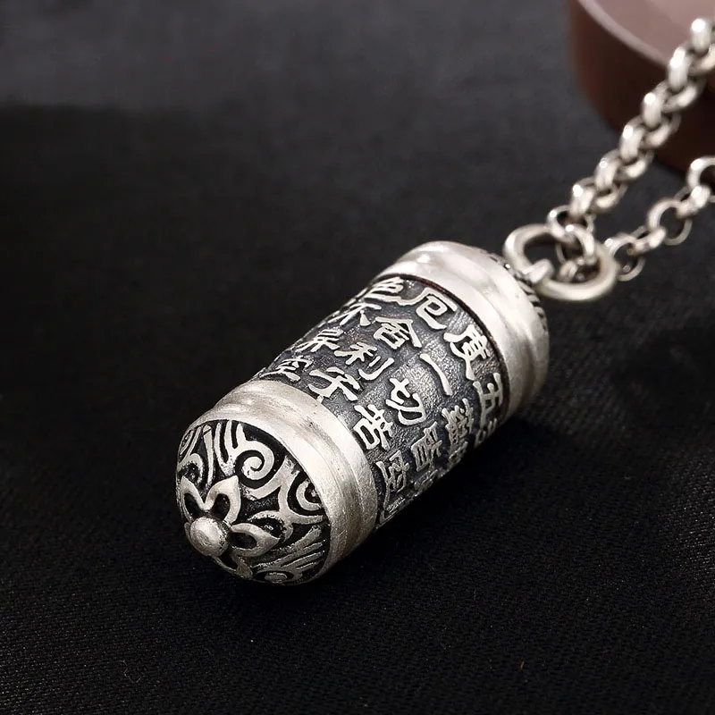 Openable Pure 990 Sterling Silver Locket Necklace for