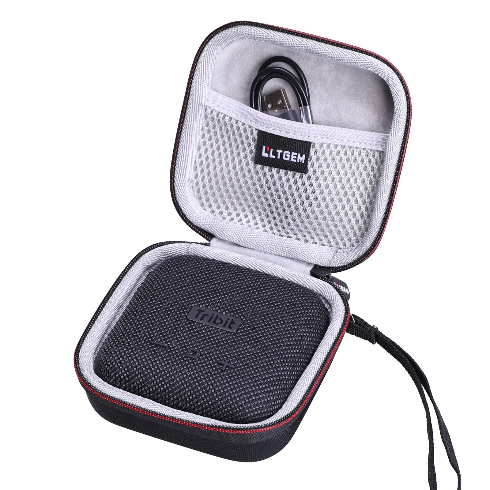 Waterproof Bluetooth Speaker Case, Durable EVA Hard Shell Travel