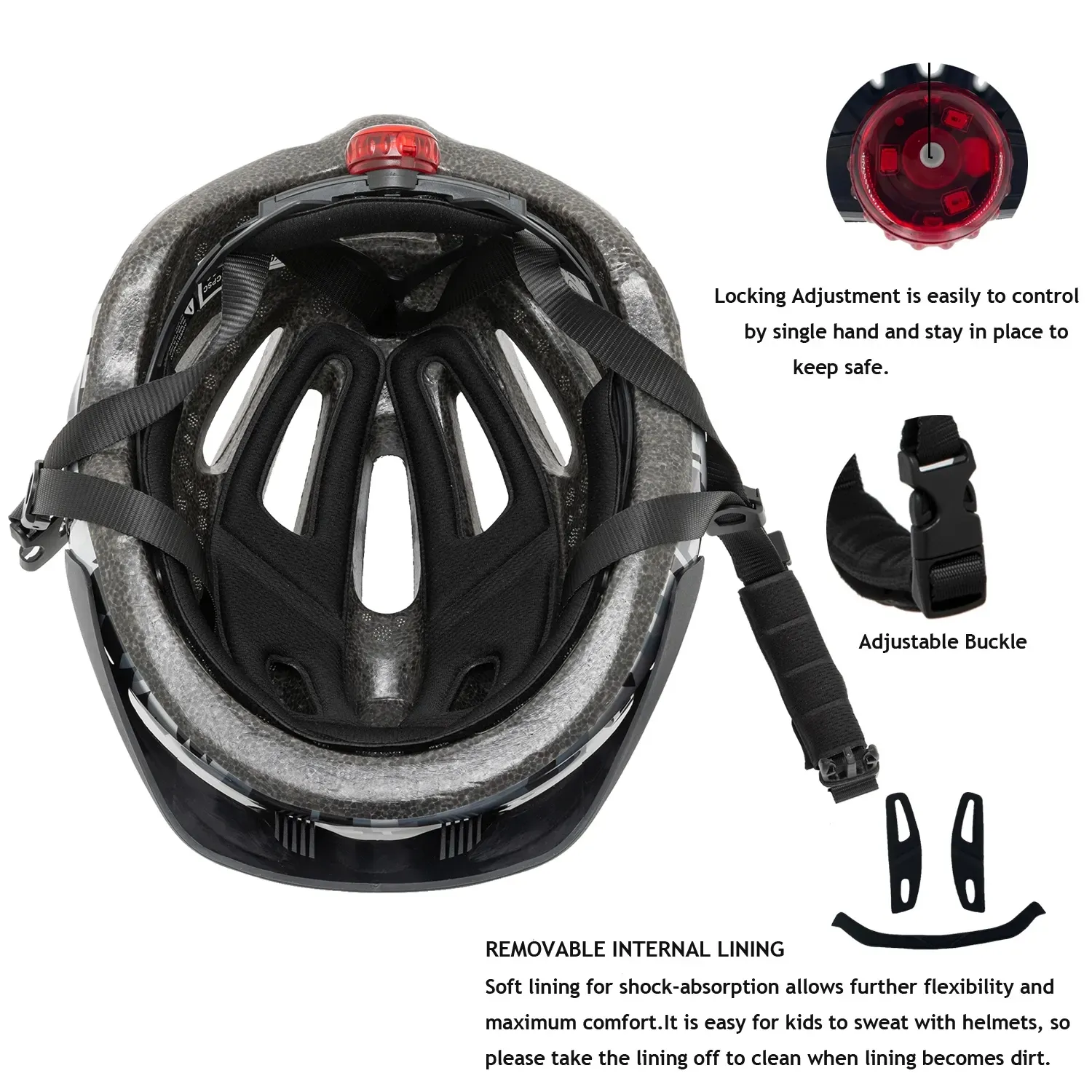 Bike Helmet Exclusky Mountain For Adults Lightweight MTB Cycling