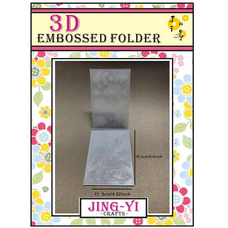 3D Embossing Folder For Scrapbooking & Card Making: DIY Craft Supplies ...