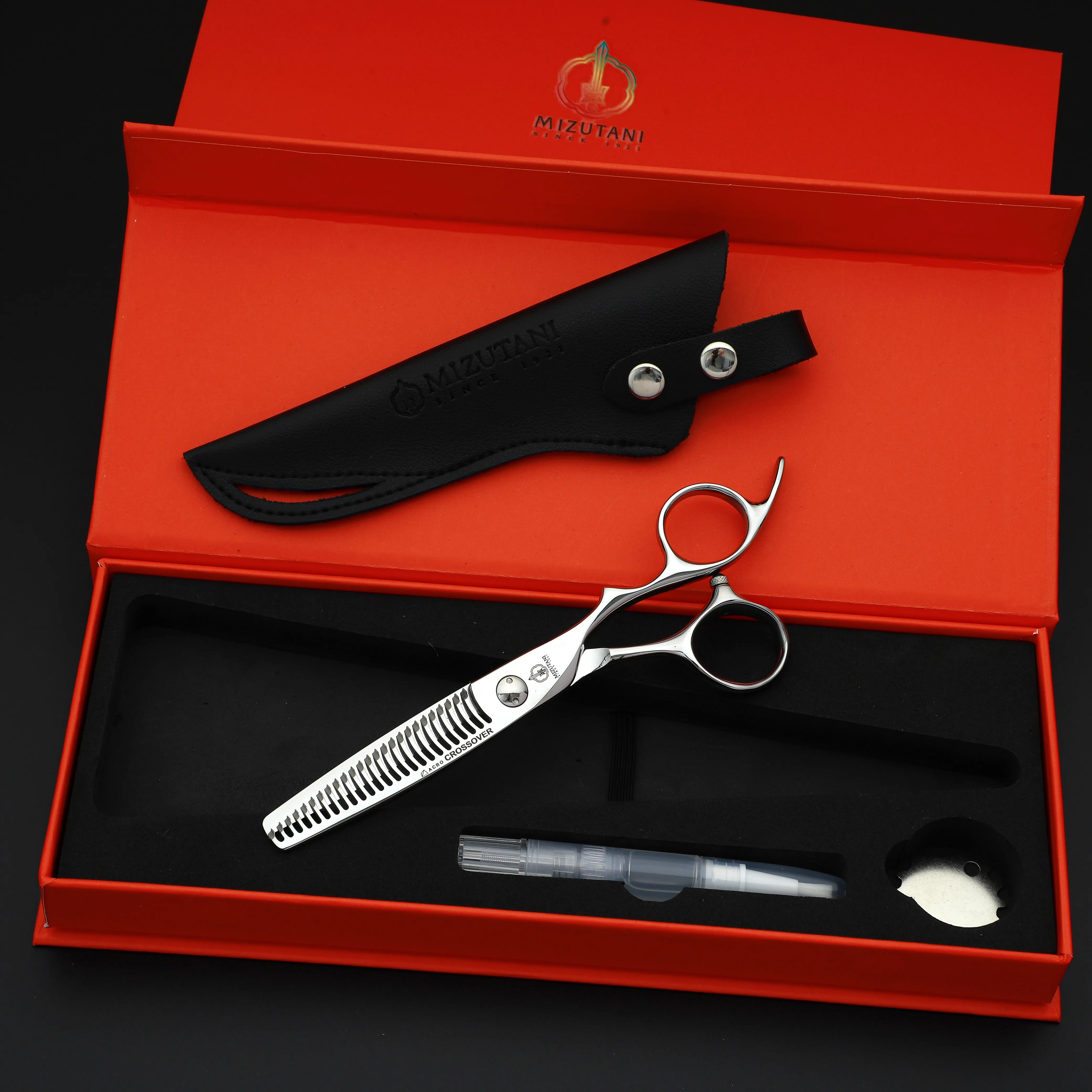 MIZUTANI 6 inch Hair Thinning Scissors with Japan 440c Steel