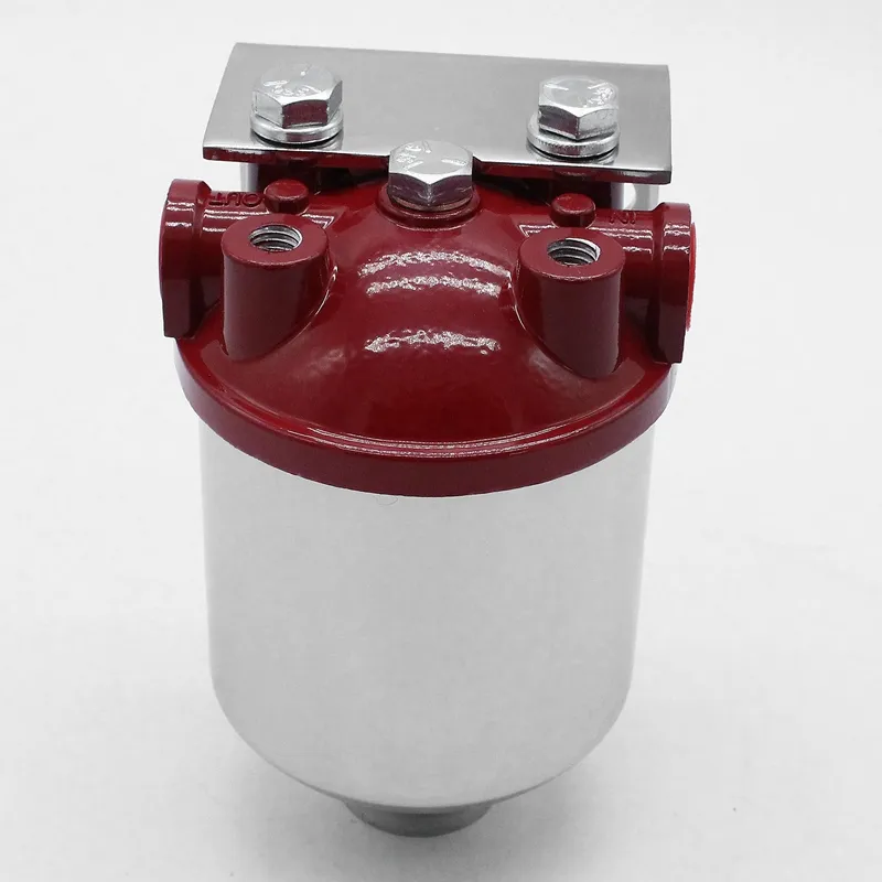 Inline Fuel Filter Canister Large 3/8 In NPT Metal... From Ddmyday ...