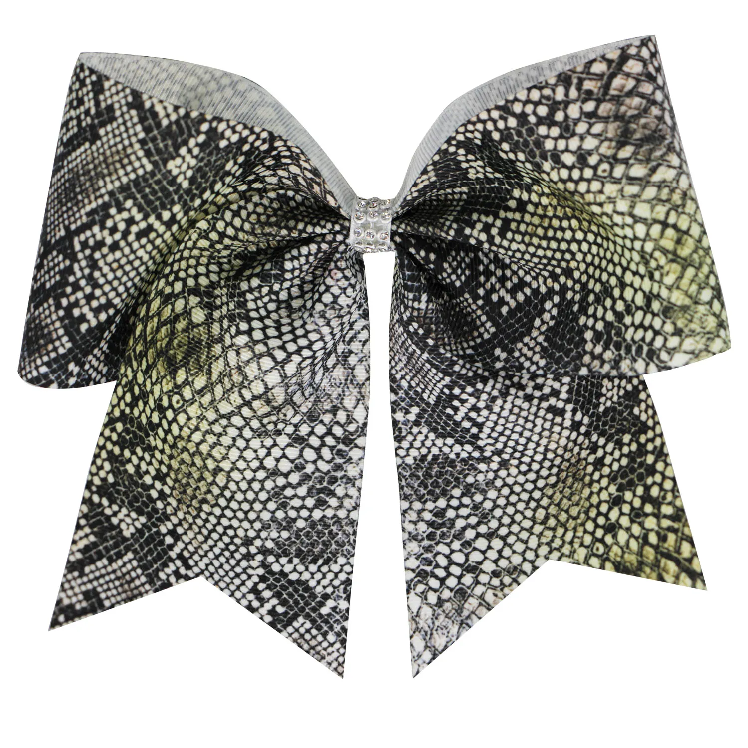 Hair clips bow snake skin Snake Skin Hair Clip Trio Set – Little Sunshines main image 2