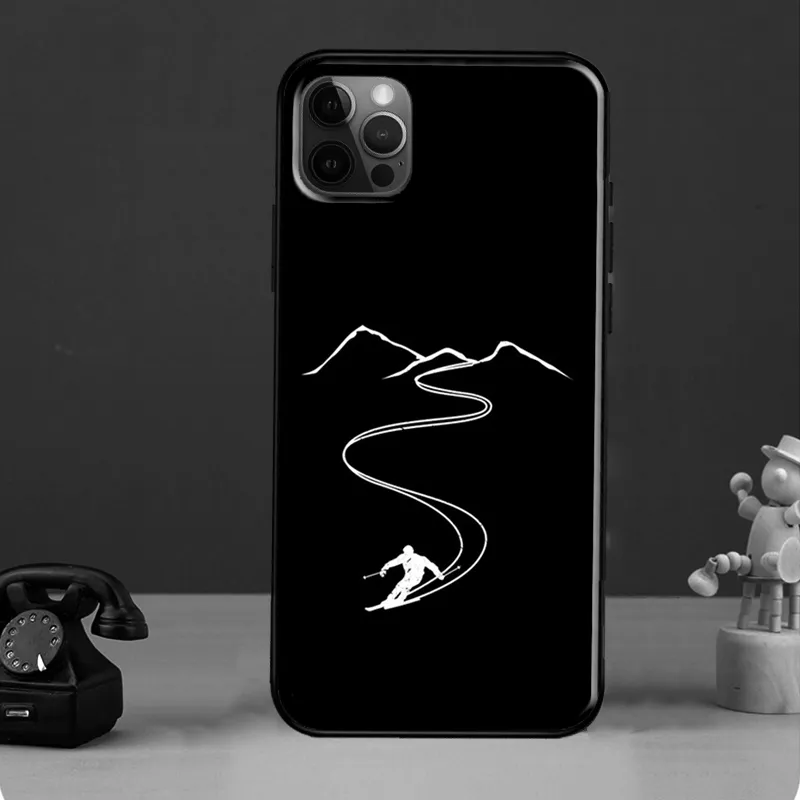 Skiing Snowboard Half-Wrapped Ski Case for iPhone 13 11 14 Pro Max 12 Mini  XR XS Max X 7 8 Plus SE Cartoon from Dhgate Hand & Foot Warmer - price 31.21