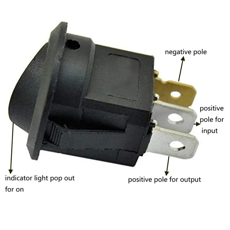 3 Pin Illuminated Rocker Switches 12V 20A, LED... From Ddmyaug, $10.83 ...