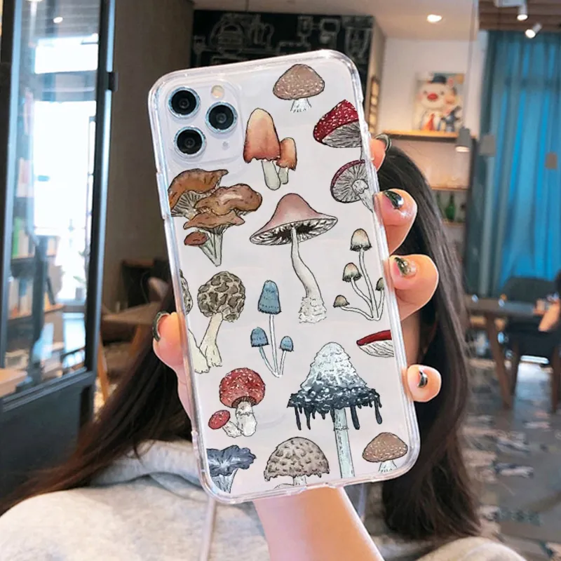 Cute IPhone Cases: Transparent Mushroom Design Phone... From Ddmyaug, $13.21 | DHgate.Com Cute IPhone Cases: Transparent Mushroom Design Phone... From Ddmyaug, $13.21 | DHgate.Com