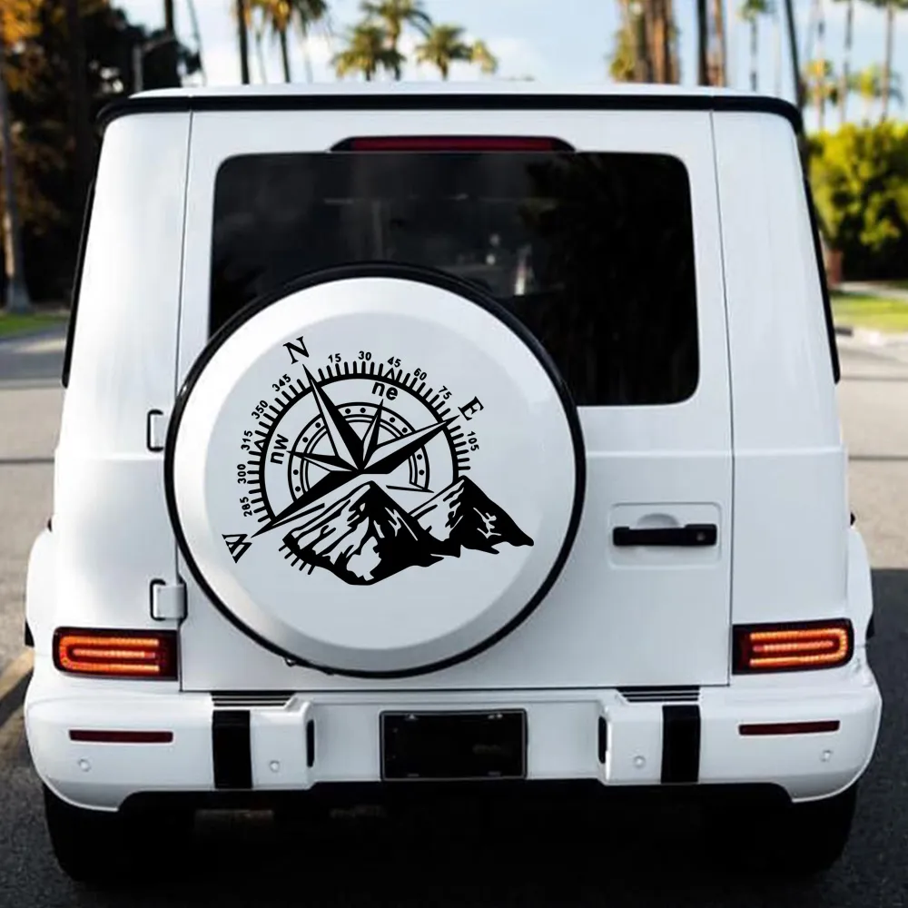 Adventure Adventure DIY jeep compass sticker Set